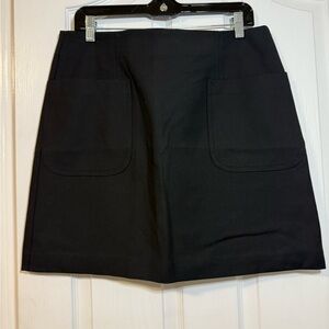 LOFT Black Petite Skirt 12P